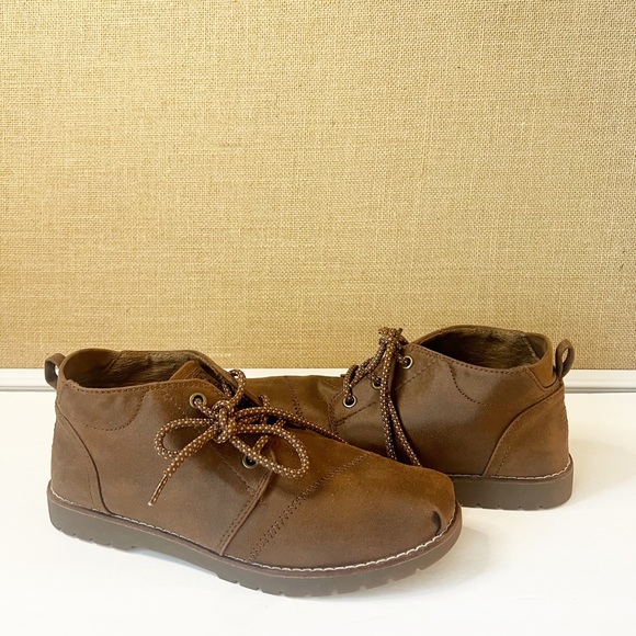 Bobs By Skechers Chukka Boots Woman’s Size W 7.5 Brown - Picture 8 of 9